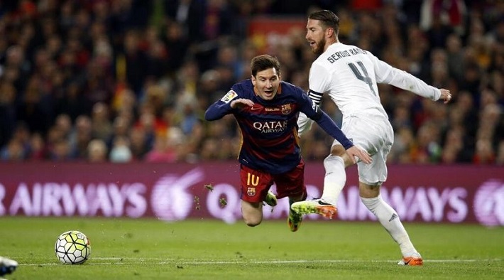 Sergio Ramos và Lionel Messi