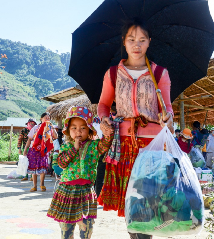 hình ảnh phiên chợ không đồng