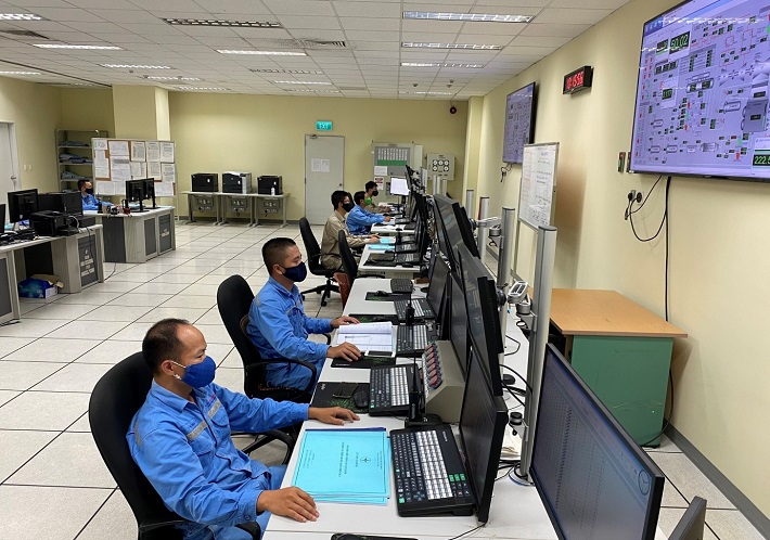 Lực lượng đoàn viên thanh niên tham gia công tác Vận hành Nhà máy