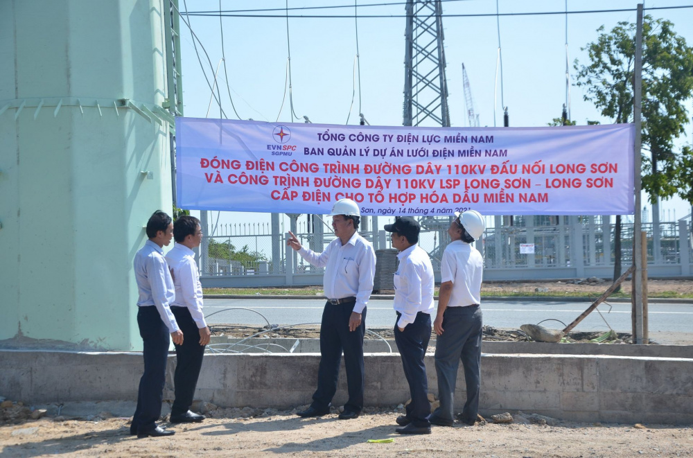 đóng điện Long Sơn 3