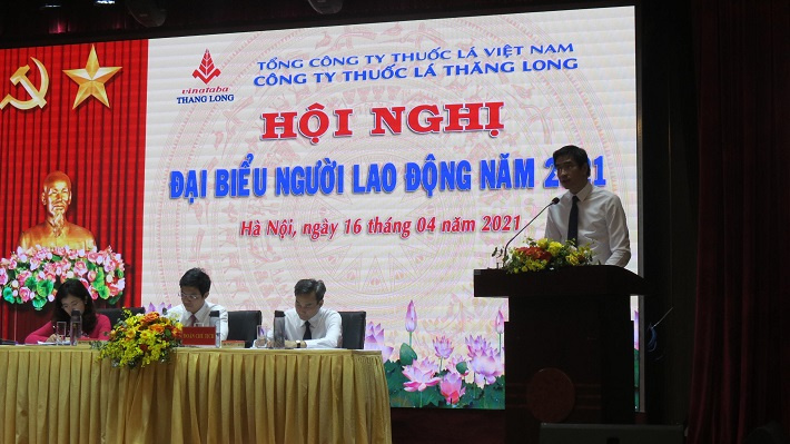 ông Nghiêm Xuân Toàn - phó tổng Giám đốc Tổng công ty Thuốc lá Việt 