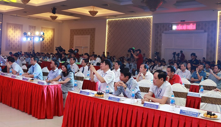 Hình ảnh hội trường tổ chức Hội diễn văn nghệ tại TP Pleiku- Gia Lai