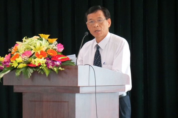 Ông Nguyễn Nghiêm Lĩnh - Phó Ban Tổ chức – Nhân sự  EVN , Ủy viên BCH Công đoàn ĐLVN, phát biểu chỉ đạo