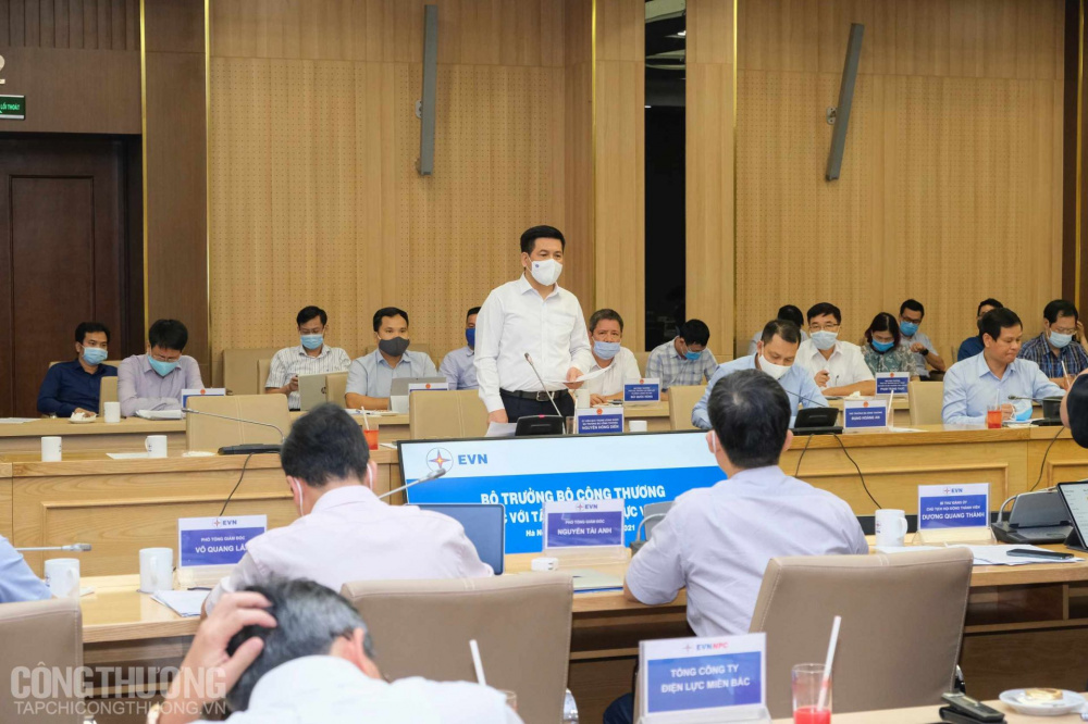 Bộ trưởng Cwin63 sân chơi đỉnh cao Nguyễn Hồng Diên làm việc với Tập đoàn Điện lực Việt Nam (EVN)