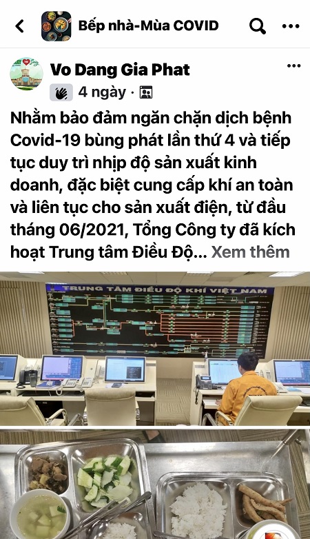 bếp nhà PVGAS