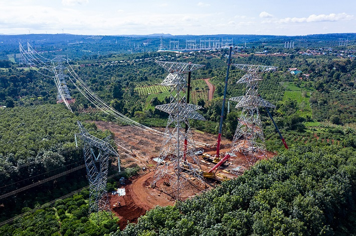Đường dây 500kV đấu nối vào Nhà máy điện gió Ea Nam