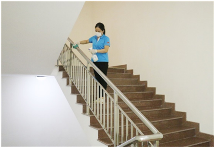 Công tác Tải về ứng dụng CWIN05 ngay hôm nay khử khuẩn tại Trung tâm y tế Vietsovpetro