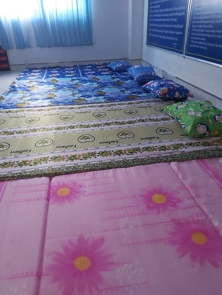 Chỗ nghỉ ngơi ngay tại nhà máy của cán bộ nhân viên Công ty Nhôm Đăk Nông – TKV