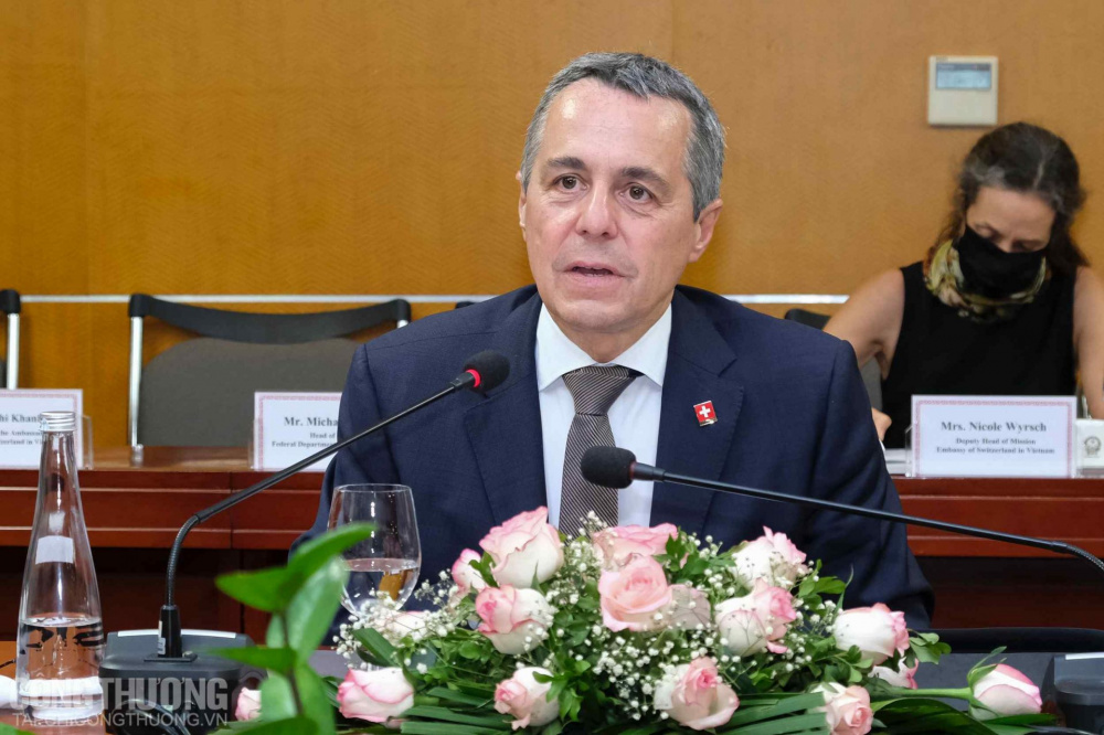 Ông Ignazio Cassis - Phó Tổng thống kiêm Bộ trưởng Bộ Ngoại giao Liên bang Thụy Sỹ