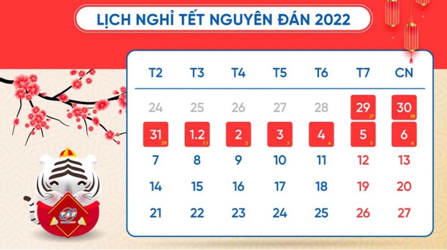 lich nghi tet
