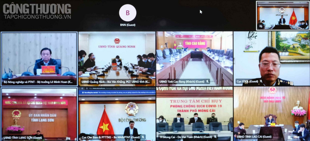 Cuộc họp sáng 18/1/2022 của Cwin63 sân chơi đỉnh cao về tình hình ùn tắc hàng hoá tại cửa khẩu biên giới phía Bắc