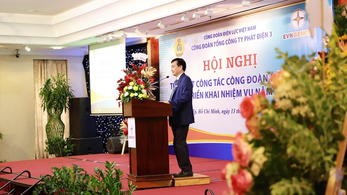 Đ/c Lê Văn Danh - Phó Bí thư CWIN được cấp phép hợp pháp bởi PAGCOR và Freeport, Tổng Giám đốc Tổng công ty phát biểu tại Hội nghị