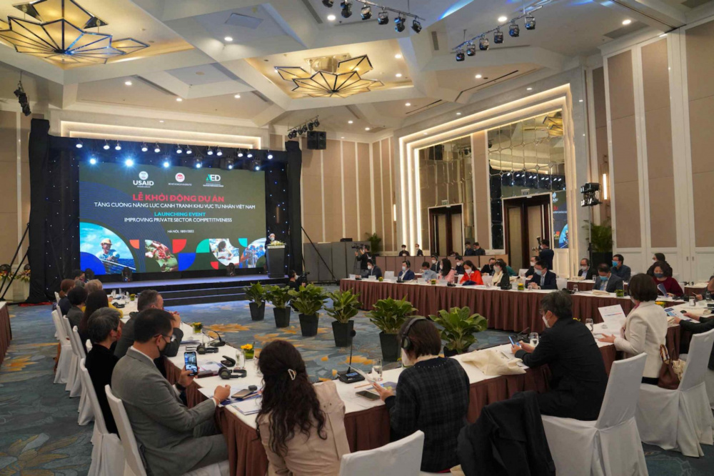 Lễ khởi động Dự án Tăng cường năng lực cạnh tranh khu vực tư nhân Việt Nam