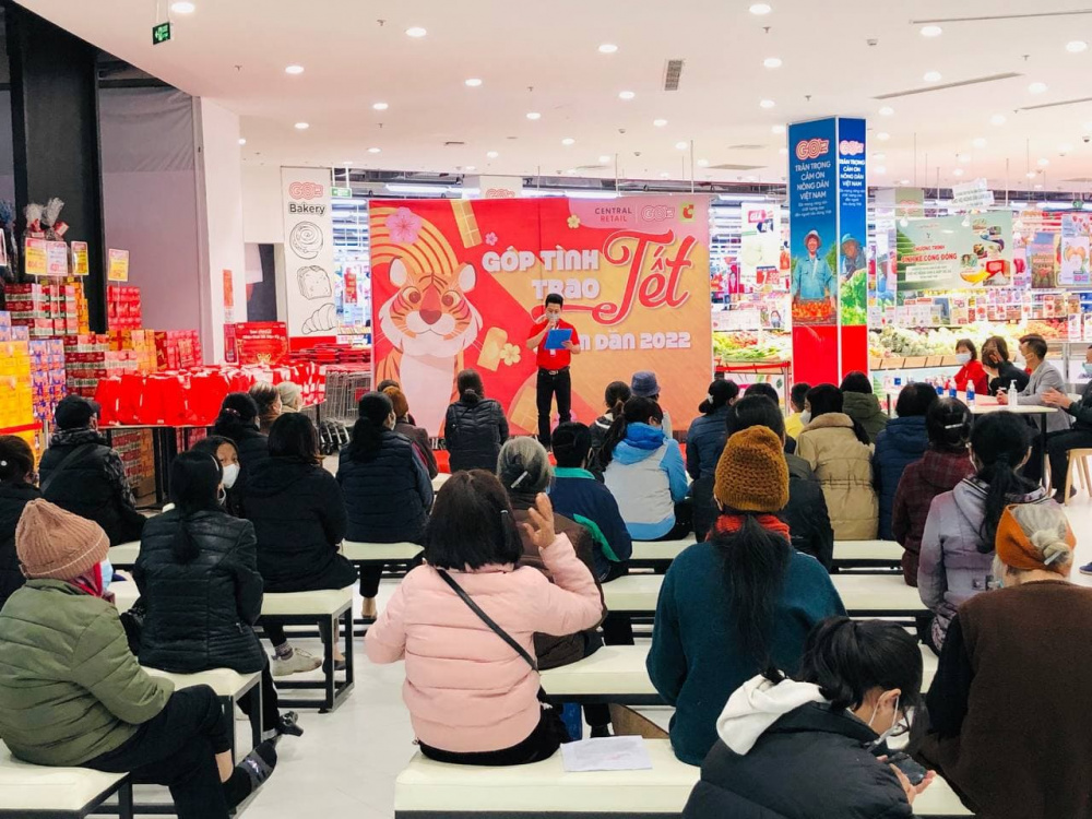 Góp tình trao Tết tại GO! Thái Nguyên