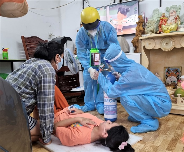 Bệnh nhân COVID-19 được tiếp oxy kịp thời