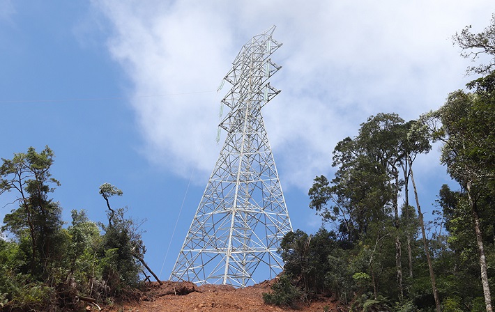Vị trí 01 đường dây 220kV Nậm Mô – Tương Dương đã cơ bản hoàn thành và đang chờ các thủ tục để kéo dây đấu nối với vị trí số 0