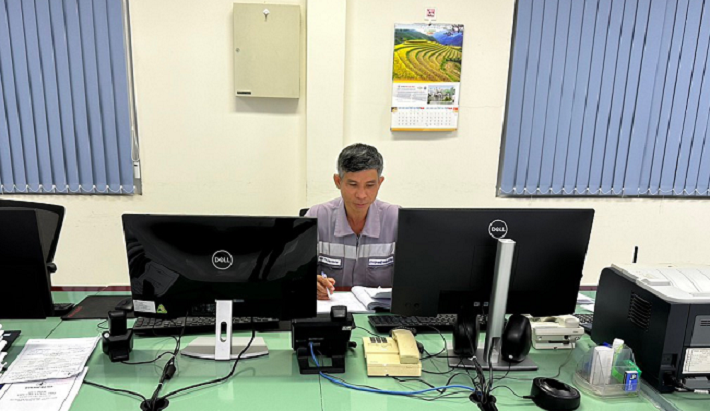 Anh Phạm Thanh Nhân - Trưởng ca, Công ty CP Nhiệt điện Bà Rịa vừa đạt giải 3 Hội thi Thợ giỏi EVN năm 2022