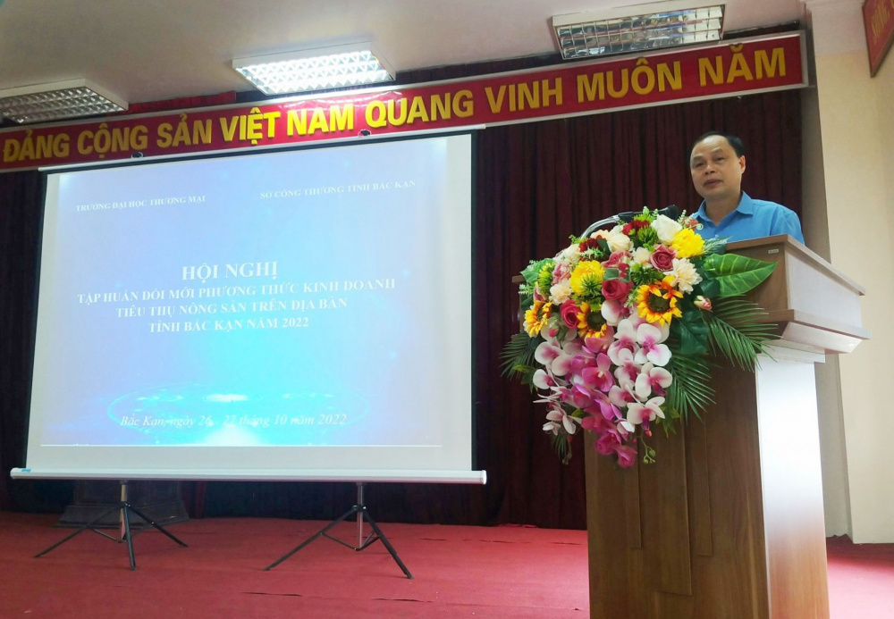 ông Đinh Lâm Sáng - Phó Giám đốc Sở Công Thương tỉnh Bắc Kạn