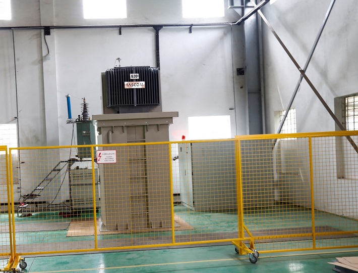 Máy biến áp thông minh 4.0 được chế tạo và chạy thử nghiệm tại Nhà máy TASCOM (xã Tân Quang, huyện Văn Lâm, tỉnh Hưng Yên)