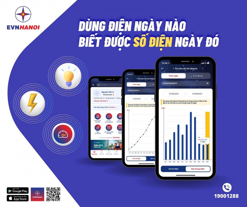 app EVNHANOI