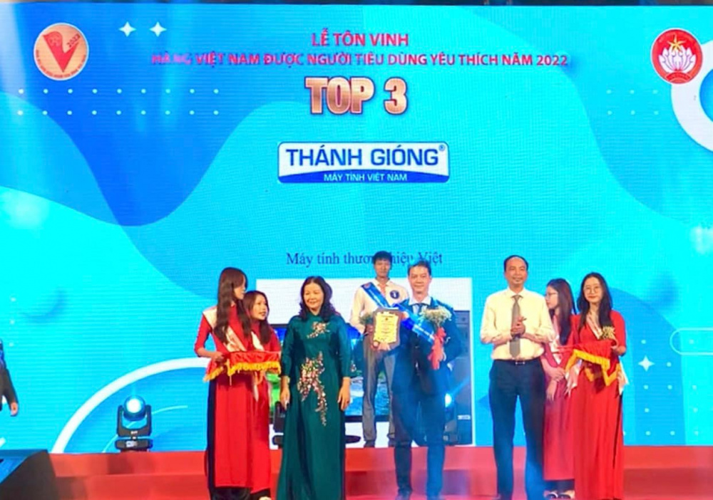 Máy tính Thánh Gióng lọt TOP 3 sản phẩm “Hàng Việt Nam được người M.Cwin800.com thể thao, casino live, bắn cá và slot nổ hũ yêu thích” năm 2022