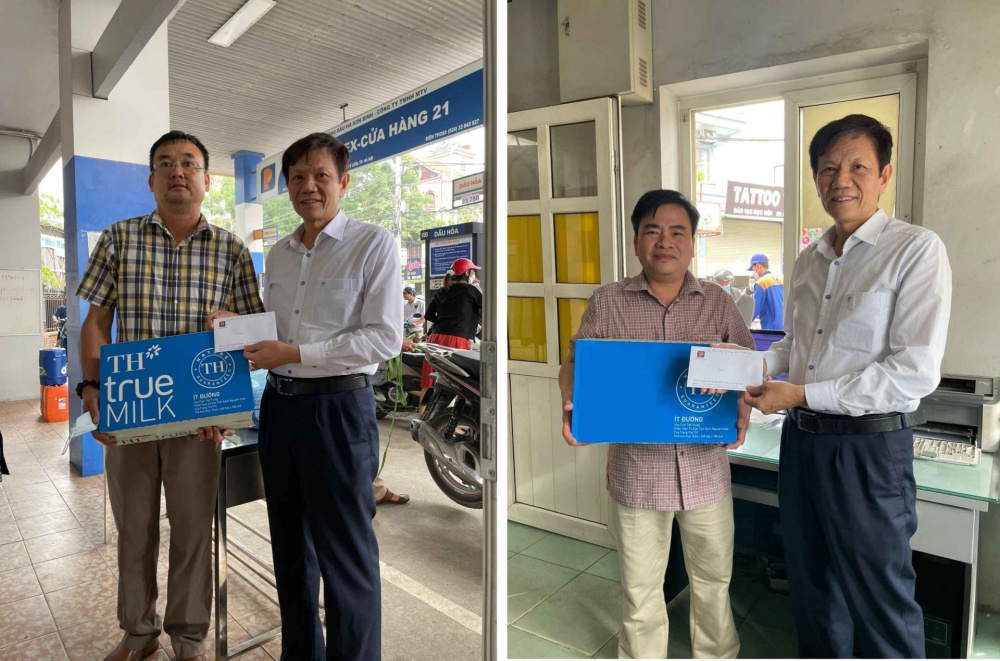 Tặng quà động viên CBCNV Petrolimex Cửa hàng 09, 21