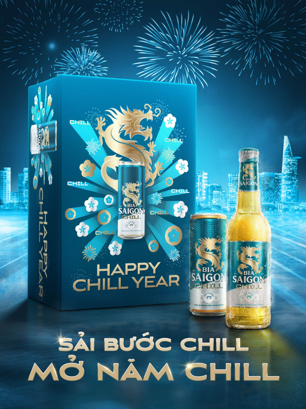 Bia Saigon Chill khởi động mùa lễ hội bằng bộ sưu tập độc đáo đồng sáng tạo với nhà thiết kế Võ Công Khanh