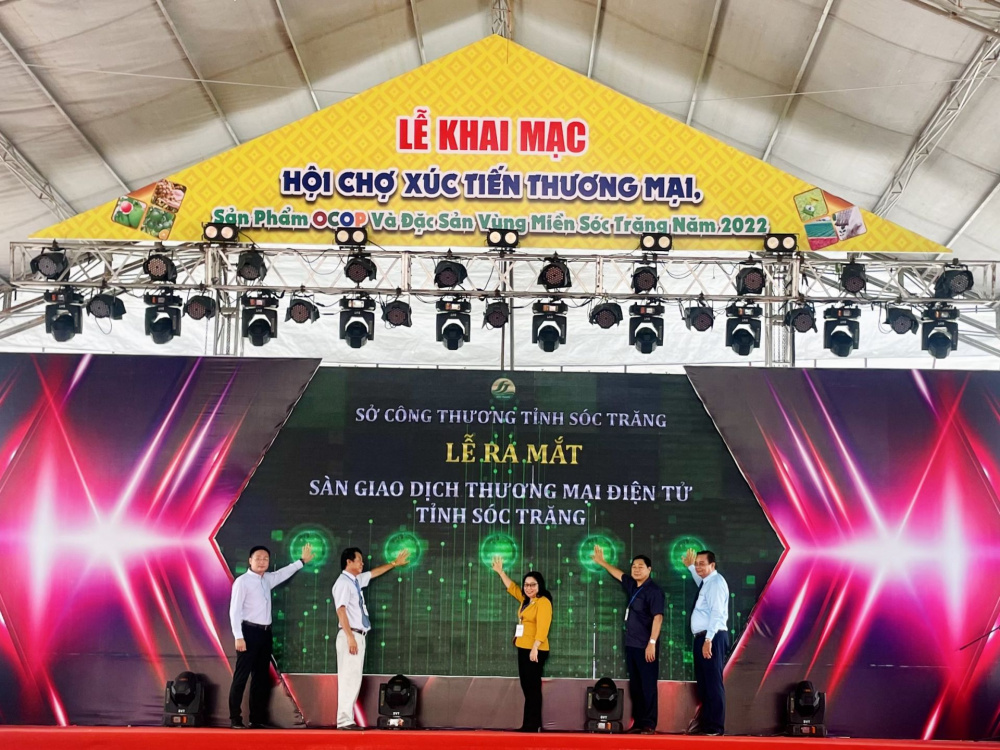 Sóc trăng ra mắt sàn giao dịch thương mại điện tử