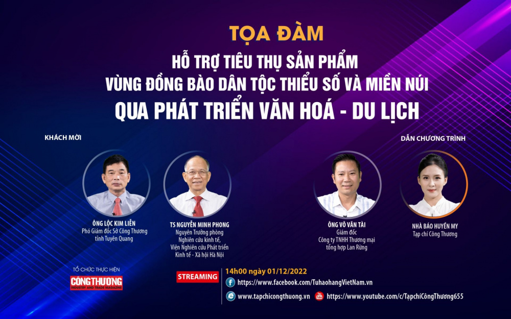 hỗ trợ tiêu thụ sản phẩm vùng đồng bào dân tộc thiểu số và miền núi qua phát triển văn hoá - du lịch 