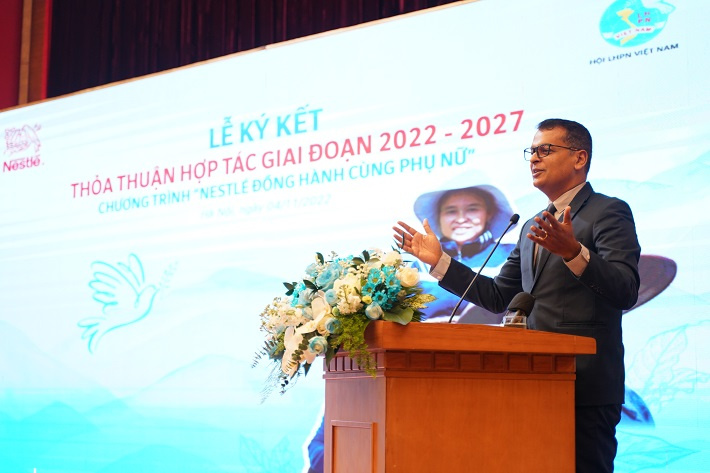 Ông Binu Jacob, Tổng Giám đốc Nestlé Việt Nam