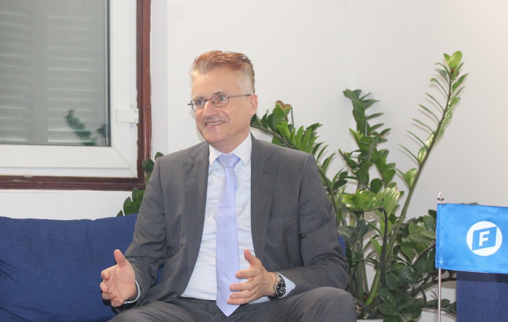 GS.TS Andreas Stoffers, Giám đốc Quốc gia của Viện Friedrich Naumann Foundation 