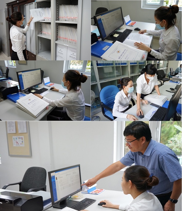Bộ ảnh: Số hoá hồ sơ lên HRMS