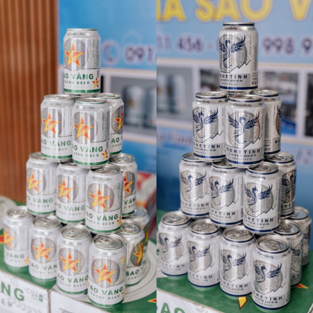 Sản phẩm bia của công ty Bia Hà Nội – Nghệ Tĩnh