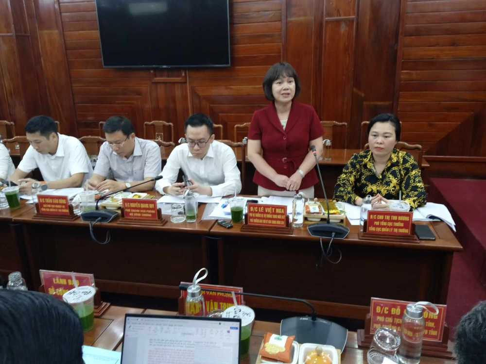 Bà Lê Việt Nga - Phó Vụ trưởng Vụ Thị trường trong nước (Cwin63 sân chơi đỉnh cao)