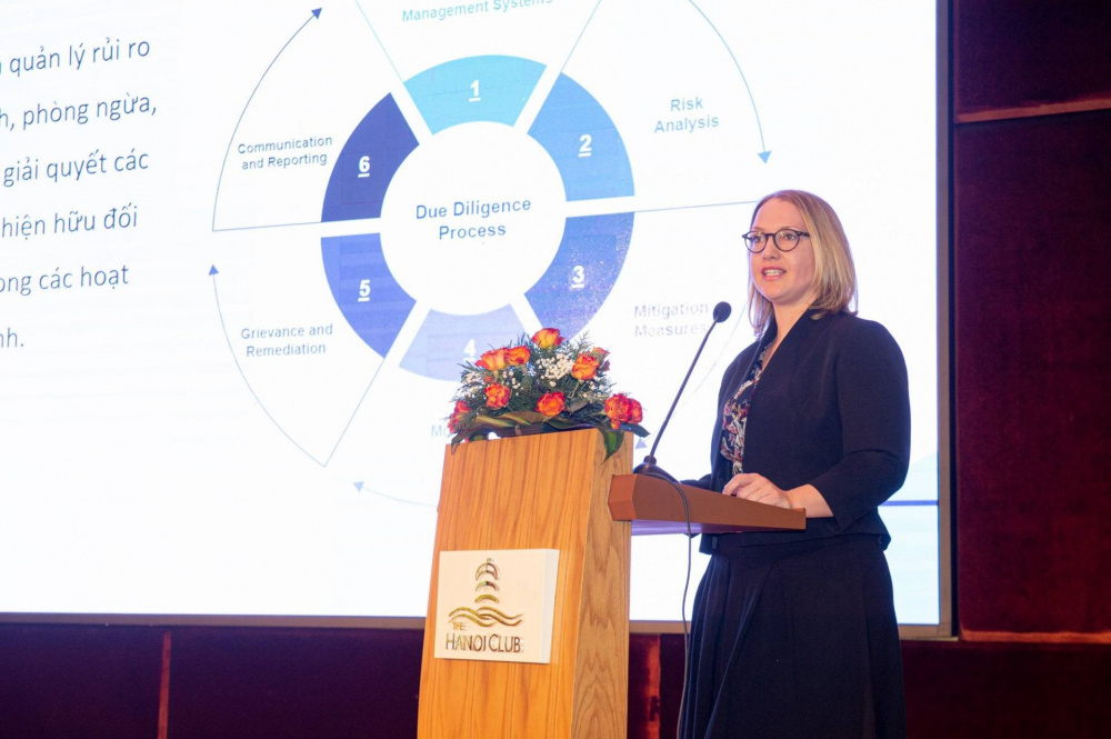 Bà Saskia Anders - Đại diện GIZ Việt Nam