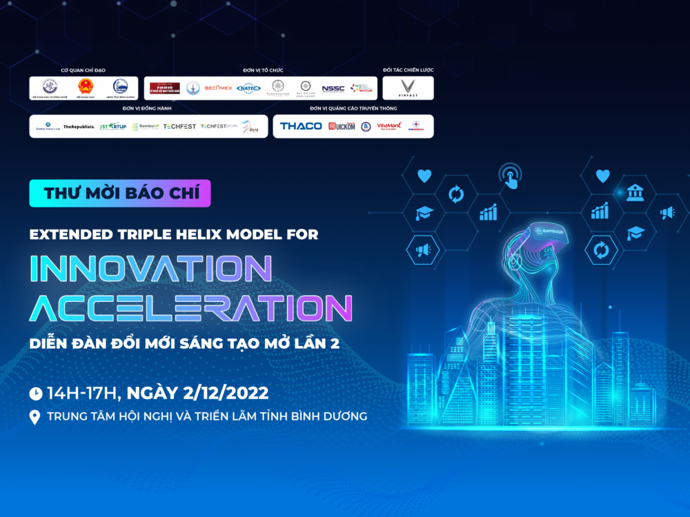 “Diễn đàn Đổi mới Sáng tạo Mở lần 2” chiều ngày 2/12/2022 tại Trung tâm Hội nghị triển lãm tỉnh Bình Dương.