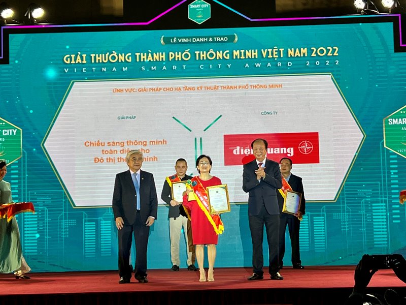 Giải pháp chiếu sáng thông minh toàn diện của Điện Quang xuất sắc giành 02 giải thưởng 