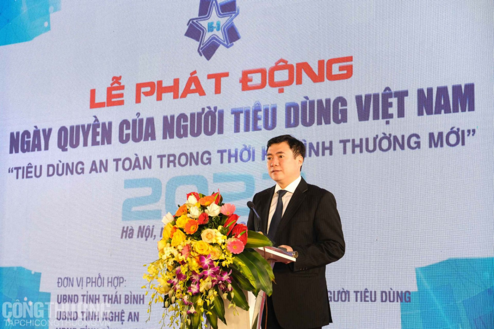 Thứ trưởng Cwin63 sân chơi đỉnh cao Nguyễn Sinh Nhật Tân phát biểu khai mạc buổi Lễ