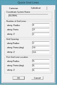 Hộp thoại Quick Grid Lines