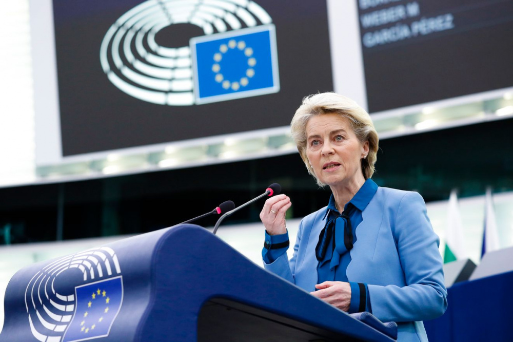 chủ tịch EU Ursula von der Leyen