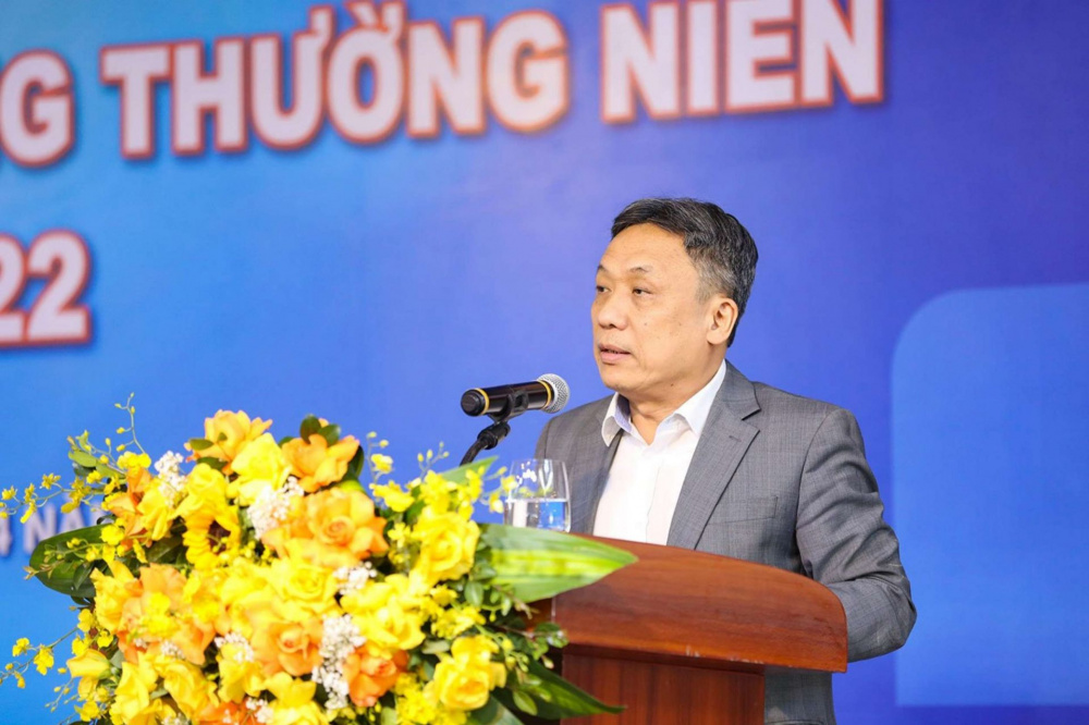 Ông Nguyễn Thanh Sơn - Ủy viên HĐQT, Phó Tổng Giám đốc Tập đoàn Xăng dầu Việt Nam (Petrolimex) đánh giá cao những kết quả của PLC trong năm 2021 và bày tỏ nhiều kỳ vọng vào năm 2022