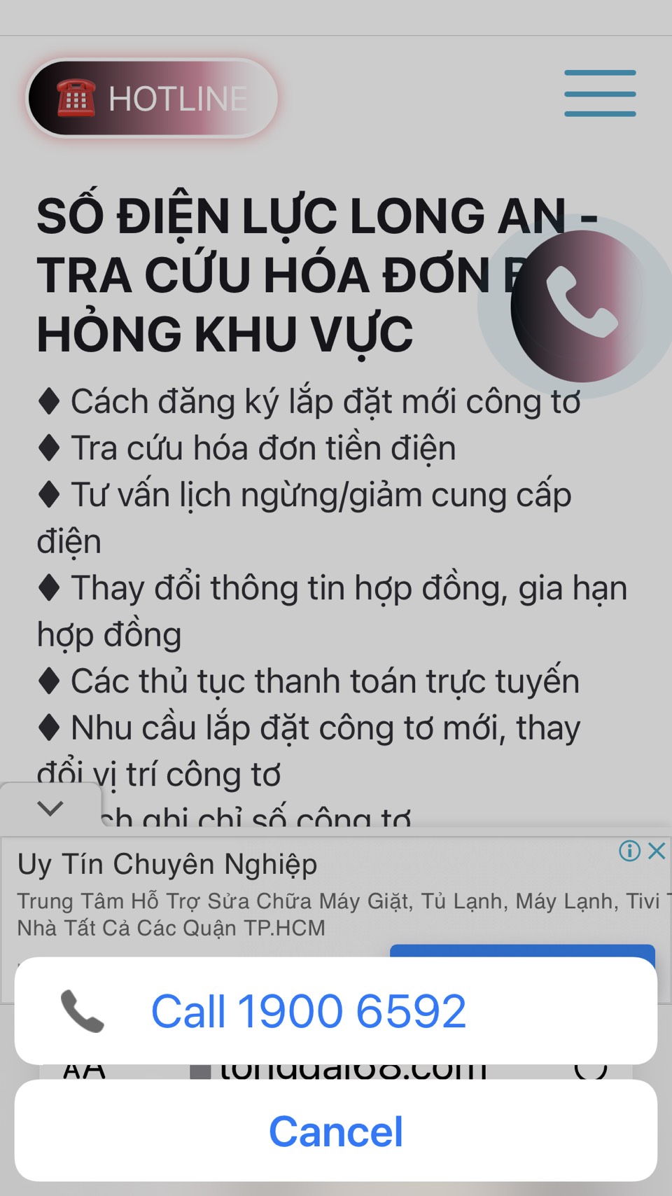 gia mao dien luc