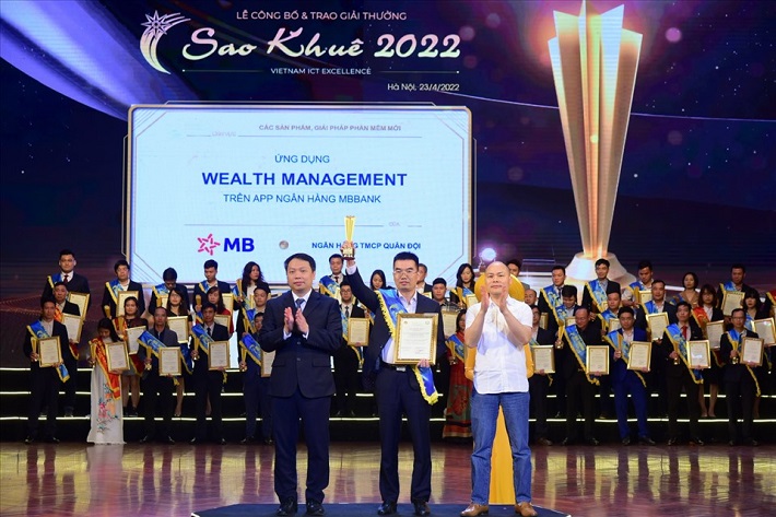 Ứng dụng Cwin800 hàng ngàn khuyến mãi tài chính Wealth Management trên App MBBank đạt giải Sao Khuê 2022