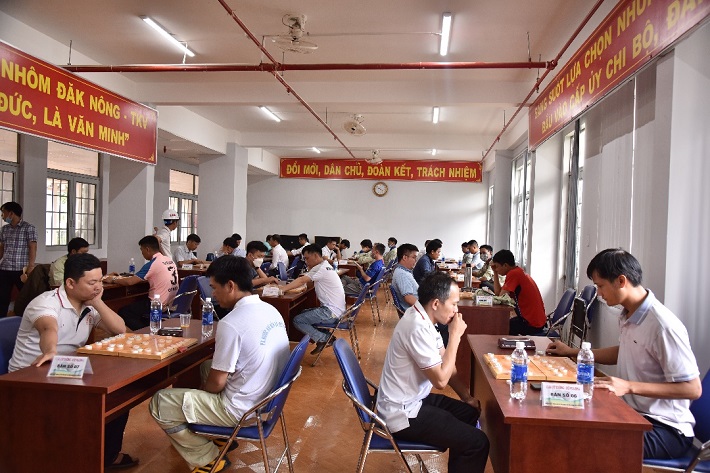 Các vận động viên tham gia thi đấu các nội dung diễn ra trong Hội thao