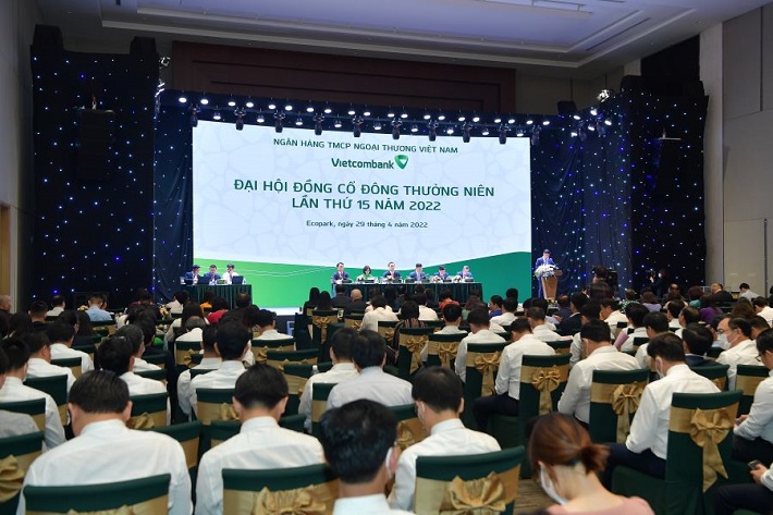 Toàn cảnh Đại hội đồng cổ đông Vietcombank năm 2022