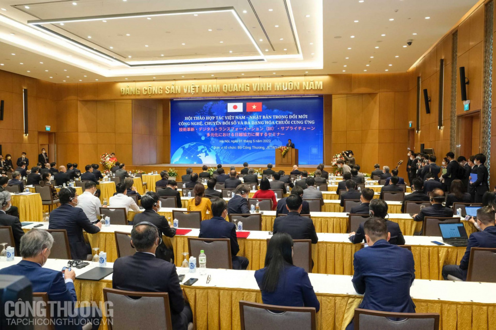 Hội thảo hợp tác Việt Nam - Nhật Bản trong đổi mới công nghệ, chuyển đổi số và đa dạng hóa chuỗi cung ứng