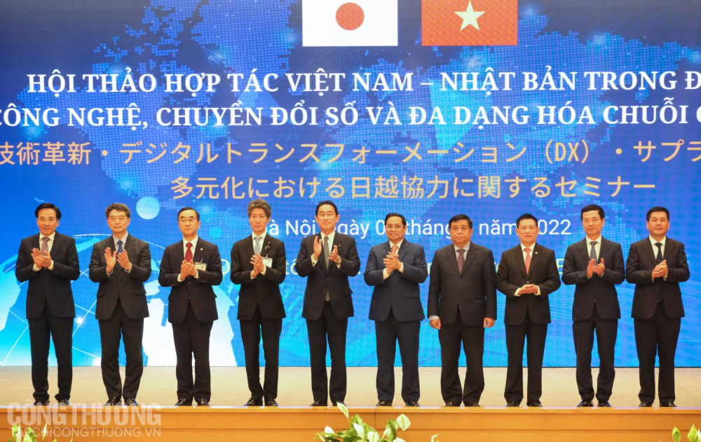 Hội thảo hợp tác Việt Nam - Nhật Bản trong đổi mới công nghệ, chuyển đổi số và đa dạng hóa chuỗi cung ứng