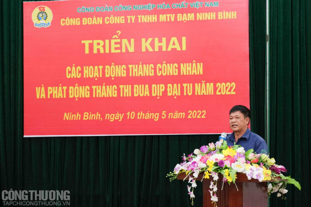 Ông Nguyễn Văn Thọ - công nhân Xưởng Sửa chữa, Công ty TNHH MTV Đạm Ninh Bình