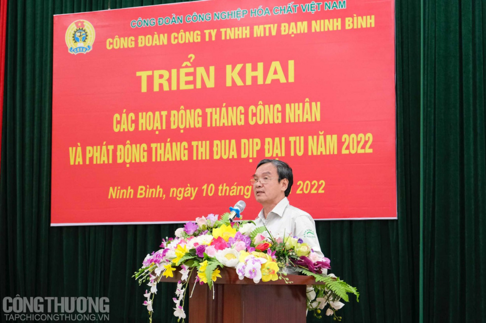 Ông Phạm Đức Hậu - Chủ tịch Công đoàn Công ty TNHH MTV Đạm Ninh Bình