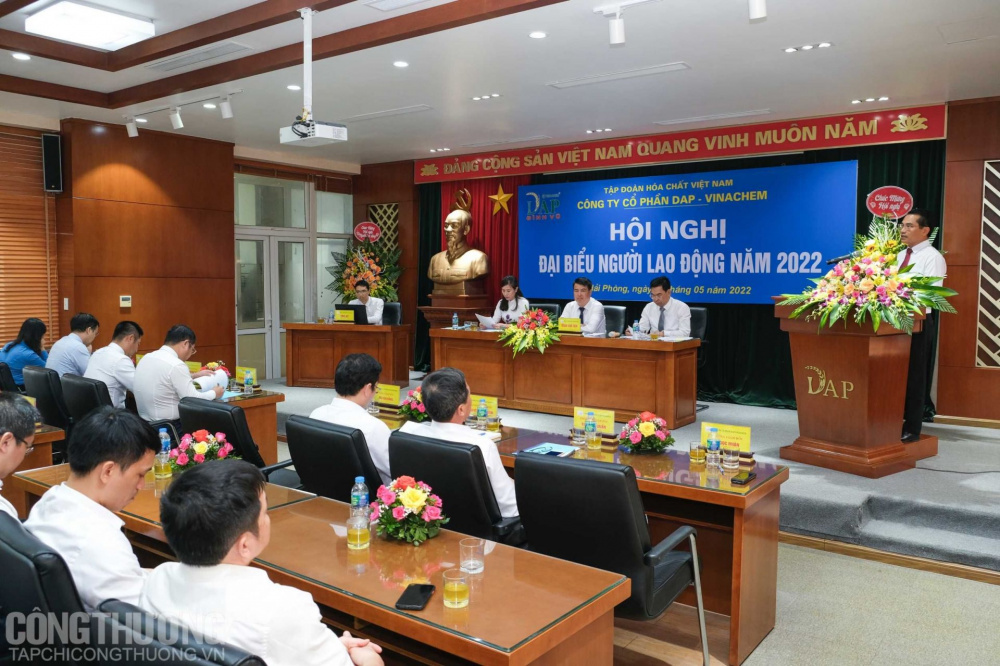 Hội nghị Đại biểu Người Nền tảng hàng đầu cung cấp Cwin com năm 2022 của Công ty Cổ phần DAP-Vinachem